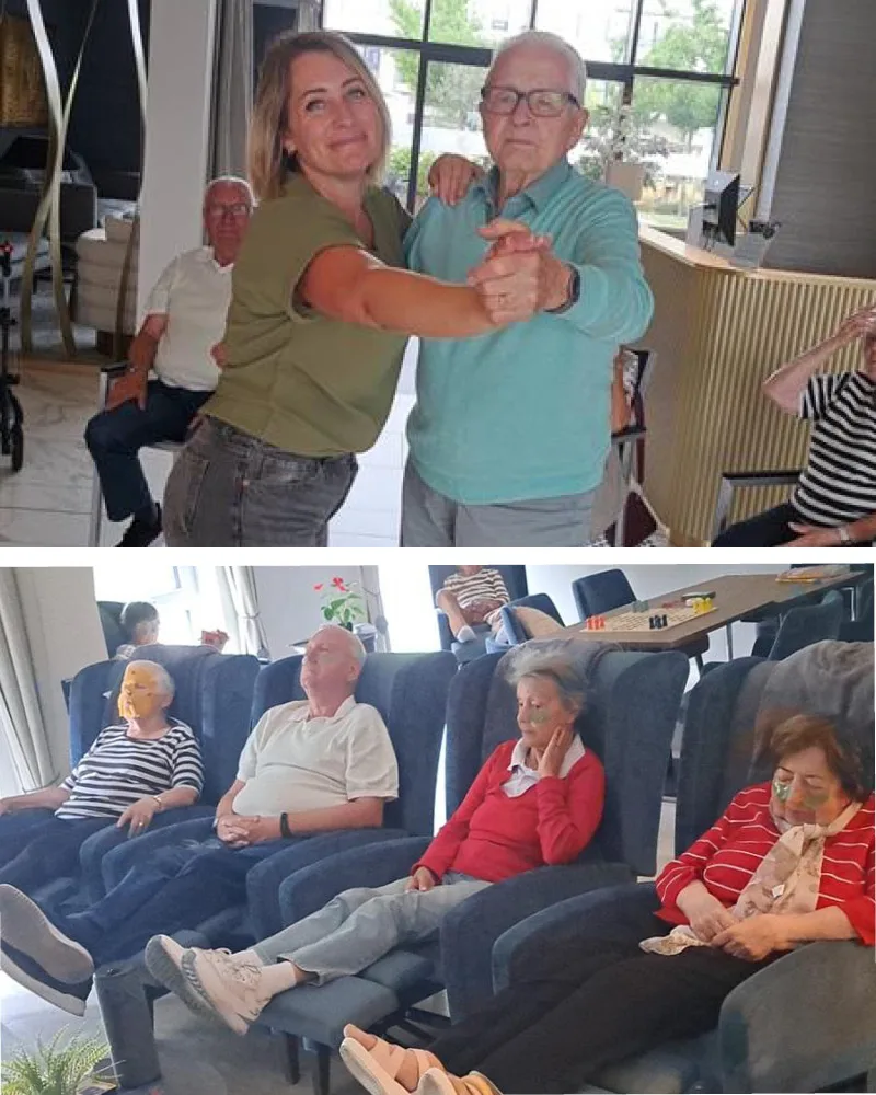 Tanzen in der SCHÖNES LEBEN Tagespflege Erftstadt & Schönheitsschlaf der Tagesgäste