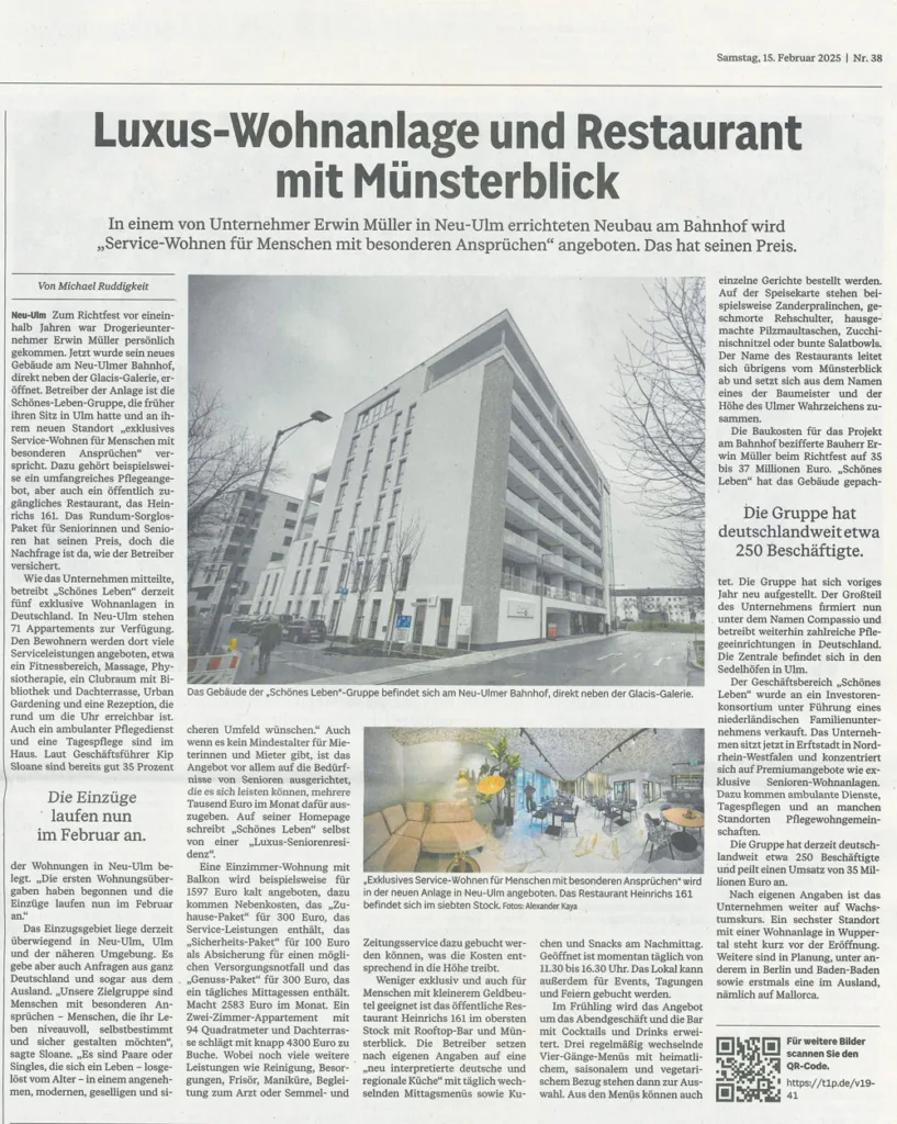Barrierefreies Wohnen in Neu-Ulm