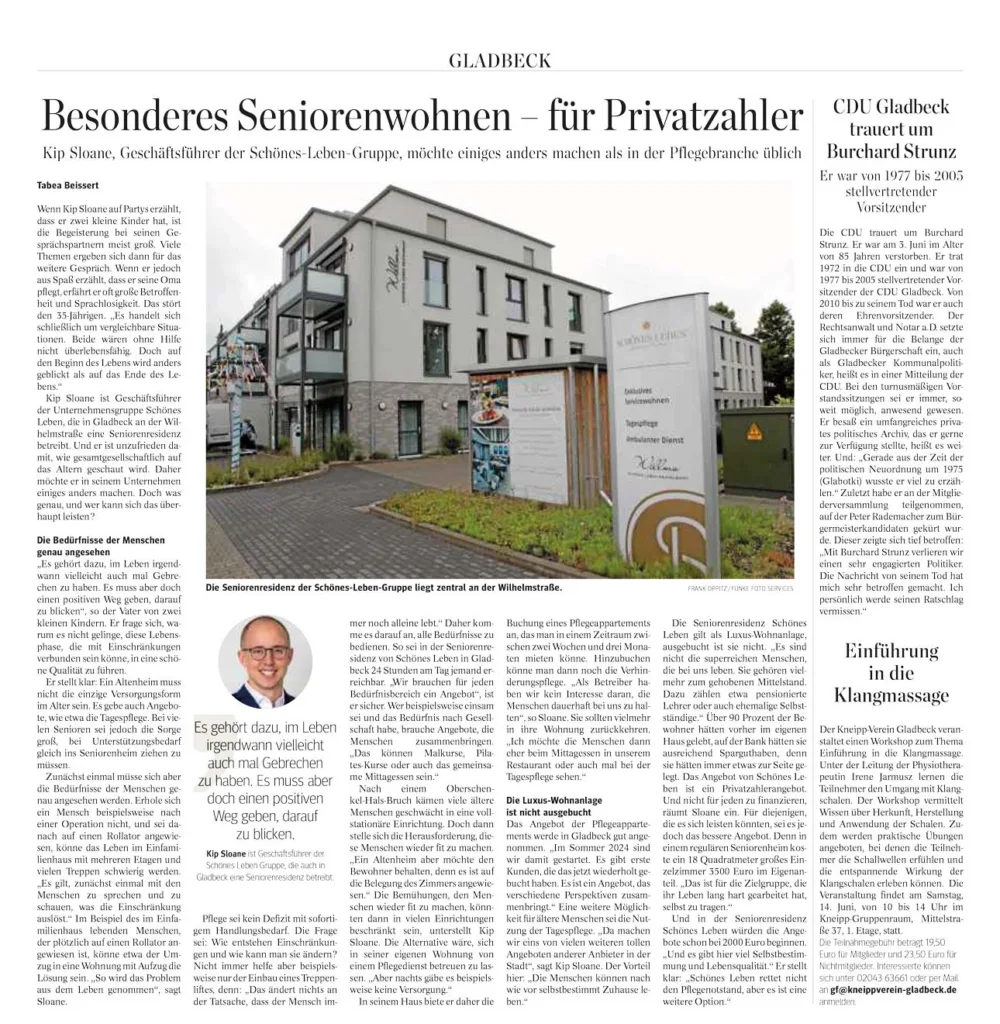 SCHÖNES LEBEN Gladbeck Westdeutsche Allgemeine Zeitung