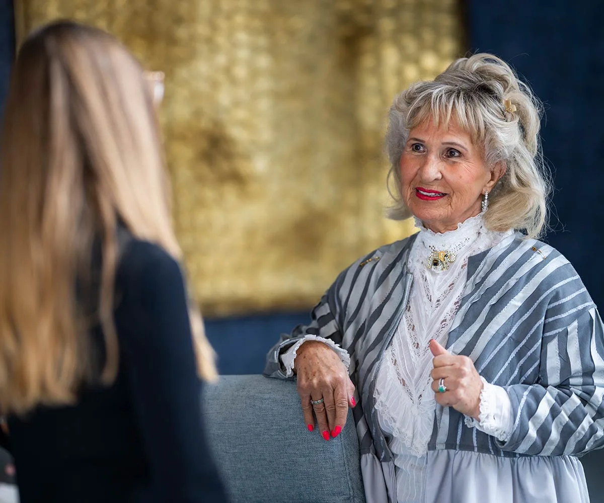 Mara Lechterbeck Bewohnerin im Gespräch im SCHÖNES LEBEN Erftstadt