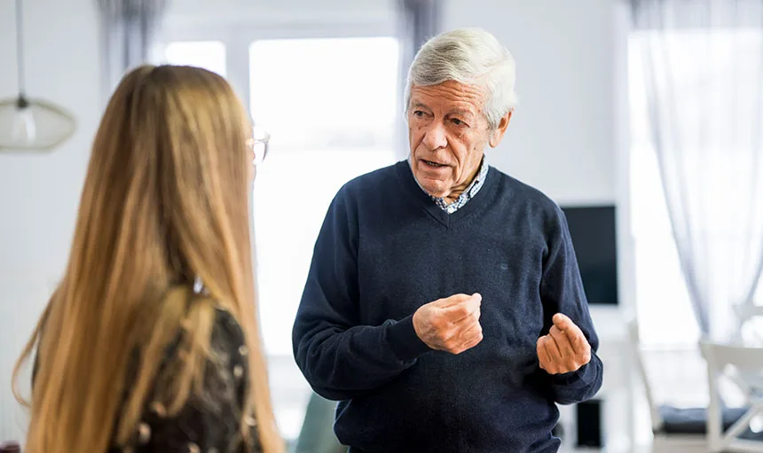 Diskussion zwischen Generationen