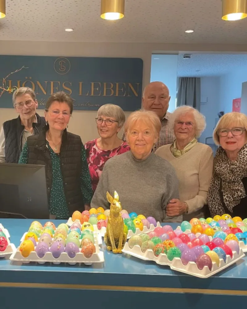 Eierfärben SCHÖNES LEBEN Gladbeck Bewohner