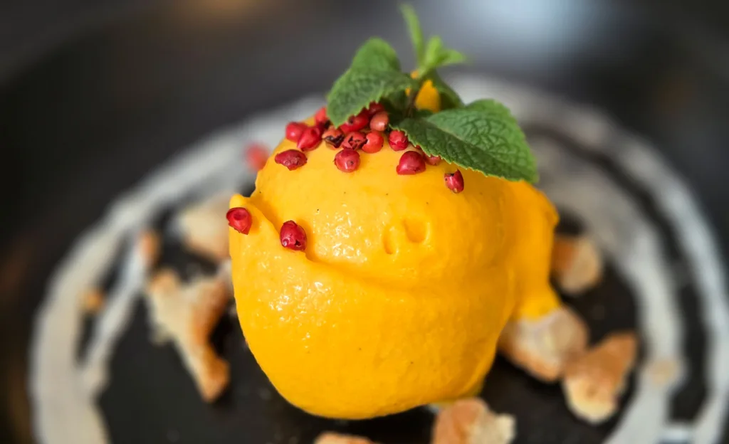 Sanddorn-Orangen-Eis